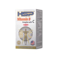 康柏 - HSP康柏維生素B雜+C 100粒 VB 穩定情緒 舒緩壓力 集中精神 美國製造