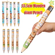 GORROS Giant Pencil, 33.5cm With Eraser Giant Wooden Pencil, Creative Capibara/Puppy Oversized Penci