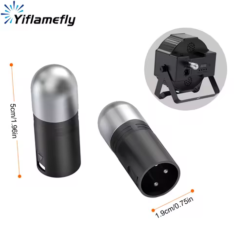 Yiflamefly 2/4/8Pcs 120Ohm DMX Signal Termination Resistor 3Pin XLR Terminator DMX Controller For Pa