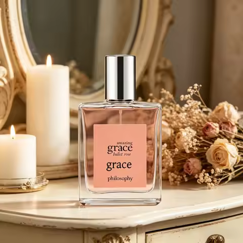 Philosophy Amazing Grace Ballet Rose Eau de Parfum Soft Delicate Pink Floral Musk Scent Minimalist T