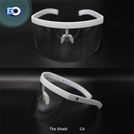 EO The Shield Protective Glasses - Clear Lens with L. Silver Revo C4