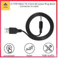 USB A Male to 2.0/2.5/3.5/4.0/5.5mm Connector 5V DC Charger Power Cable