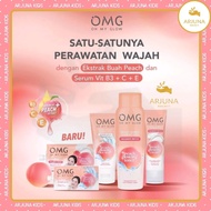 Arjuna OMG Peach Glowing Series | Peachy Plumpy Glowing Skin | Cream | Face Wash |Kt5 cosmetic Toner