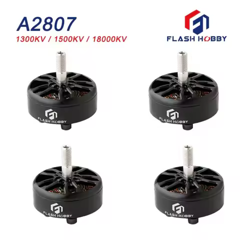 4PCS FLASHHOBBY SHRKE A2807 2807 6S 1300KV Brushless Motor for FPV Freestyle 7inch Long Range LR7 Dr