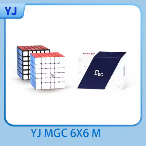 [JudyCube] YJ MGC 6X6 M Magnetic Magic Speed Cube Stickerless Professional Fidget Toys MGC6 6X6M Cub
