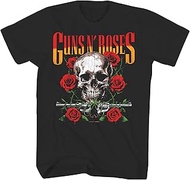 Guns N'Roses T Shirt 87-88 Tour Front & Back Print Adult Black 80s Rock Band Vintage Style Graphic T