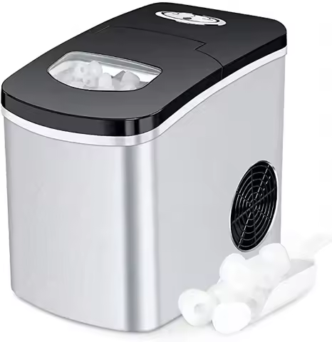 Inventory Goods for Clearance 12kg Portable Ice Maker Low Price No MOQ 26lbs Mini Ice Cube Makers Ic