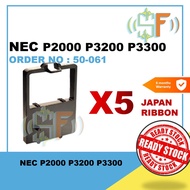 5units NEC P3200 P2000 P3000 P3300 50-016 COMPATIBLE BLACK PREMIUM INK RIBBON