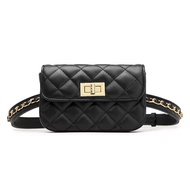 ST/🧃Yangpeng Golf Belt Bag Golf Small Waist Bag Women Genuine Leather Belt Bag Square Handphone-Friendly Mini Golf Bag W