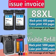 For Canon Ink 88 98 PG 88XL CL 98XL refillable ink cartridge for Canon E500 E510 E600 E610