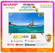 【BEST PRICE】Sharp 50 inch 4K UHD 4TC50EK2X Android LED TV Frameless Design