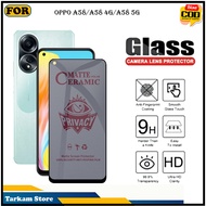 Tempered Glass Oppo A58/A58 4G/A58 5G Anti-Scratch Glass Full Cover Screen Protector Elegant
