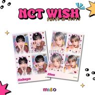 [MIN ORDER 3PCS] NCT WISH Photo ID 4 cuts / Photo ID NCT WISH / Photo ID K-Pop / NCT WISH / NCT WISH