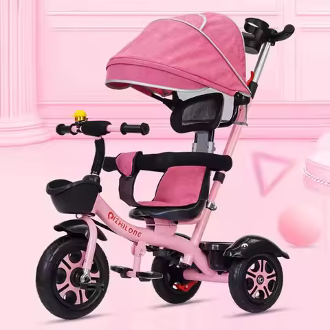 Airo Wholesale Children's Pedal Cart Tricycle Bicycle Baby 1-5 Years Old Stroller Lightweight Outdoo