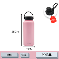 EZALO 304 Stainless Steel Thermos Flask Space Bottle Beverage Vacuum Tumbler (500/900ml)