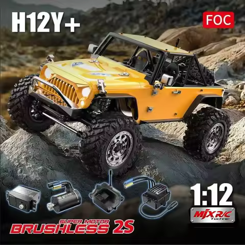 MJX Hyper Go H12Y+ 1：12 4WD RC Car Professional Off-Road Racing 12km/H Sensored Brushless Motor 2.4G