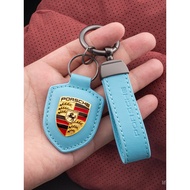 Porsche Keychain macan Cayenne 911 Palamela Classic Series Shield Emblem Keyring Keychain Bracelet