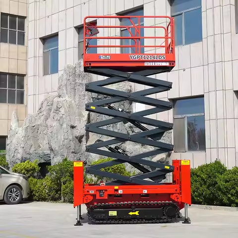 Scissor 3-20m Crawler Scissor Lift Mobile Scissor Lift Electric Mobile Hydraul Lift Customized sciss