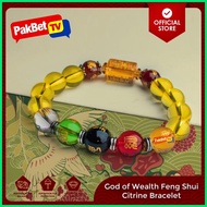 ∇ ❀ ☽ God Of Wealth Feng Shui Citrine Bracelet | Feng Shui by PakBet TV