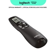 Logitech Professional Presenter R800, Wireless Presentation Clicker Remote with Green Laser Pointer 