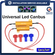 [Installation Provided]50W 6RJ Ohm Load Resistor for LED Bulbs - Eliminates Hyper Flashing and Error