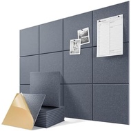 12 Pack Self-Adhesive Acoustic Panels, 12" X 12" X 0.4" High-Density Sound Proof Foam Panels For Wal