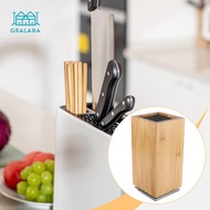 [nvnrbso] Knives Block Ornament Knives Holder (without Knives) Gifts Strong Stand Space Saving Kitch