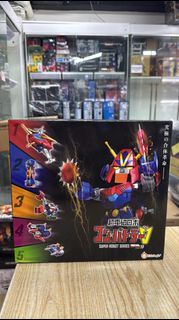 (N)開封品 Kidslogic Super Robot Series Mecha Nations Series MN013 ChoDenji Robo Combattler V 超力電磁俠 五機合體