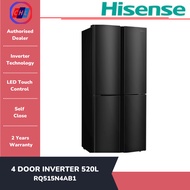 HISENSE 4DOOR FRIDGE (520L) RQ-515N4AB1 (READY STOCK)-HISENSE WARRANTY MALAYSIA