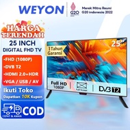 Terlaris Weyon Tv Digital 24 Inch Fhd Tv Led 21 Inch Televisi(Model