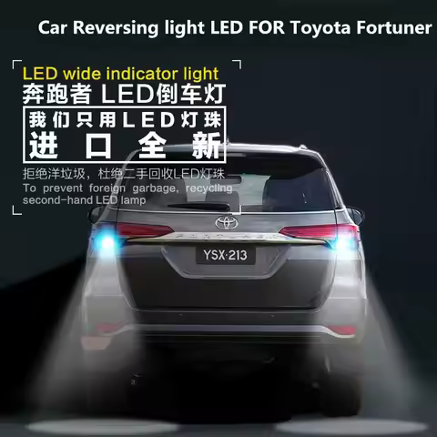 Car Reversing light LED FOR Toyota Fortuner T15 9W 5300K Back-up auxiliary light bulb Fortuner headl