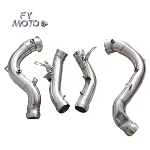 New Arrivals Exhaust Downpipe For BMW E63 E63S AMG M177 2020+ With OPF Fit GT63 4 Door EURO