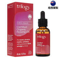 TRILOGY - 有機認證全效玫瑰果油 45ml(平行進口)(此日期前最佳：2025年12月31日)