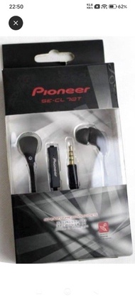 全新 Pioneer SE-CL707T 耳機