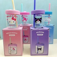 pc狗 家居 380ml 水杯 吸管杯 玻璃杯 杯 水樽 水杯 水壺 pochacco 玉桂狗 肉桂狗 cinnamoroll hello kitty 花茶杯 日用品 公仔 禮物 送禮 實用 生日禮物