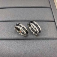 紫鑽🌟誠信商家🌟💜全新Bvlgari寶格麗戒指慈善款小紅人戒指玫瑰金黑陶瓷白陶瓷靈蛇二環三環