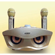 SDRD SD306 / SDRD SD 306 plus Wireless Bluetooth Dual Microphone Home Karaoke Portable Speaker