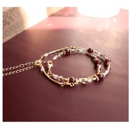 | 生日石系列 | 一月 | 石榴石 | 兩件組合式手鍊 |