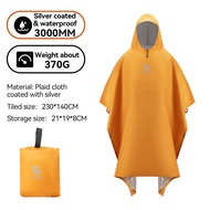 Qunature มัลติฟังก์ชั่เสื้อกันฝน3-ใน-1กันน้ำ3000มิลลิเมตรตั้งแคมป์ฝนเสื้อปอนโชแบบพกพาระบายอากาศสะท้