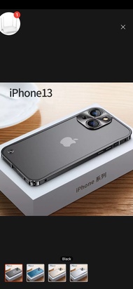 iPhone 13 Pro Aluminum Shiny shockproof Plating Case Back Cover
