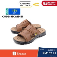 تmaヅ ♟camel active Men Brown Marco III Slip On Sandals 892001-FC2PSV-3☃