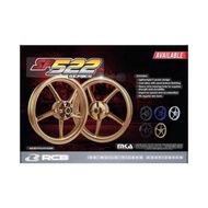 ORIGINAL RCB SP522 SPORT RIM Y15/Y16 DEPAN 4 LOBANG 1.6/1.6