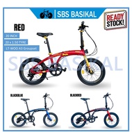 20 Supreme Alloy Folding bike, Hydraulic brake 8 Speed.Frame Sama TRS rover