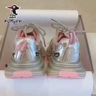PLOVER Daddy Shoes Women Thin Mesh Breathable Casual All-Match Lightweight Thick-Soled Sneakers#PLOV
