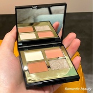 Romantic beauty Romantic beauty Black Gold Four-Color Eyeshadow Palette Matte Earth Color Makeup Eye