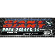 GIANT rock 26 replacement decals sticker