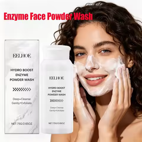 Enzyme Face Powder Wash Skin Oil Control Gentle Exfoliating Deep Cleansing Remove Blackheads Brighte