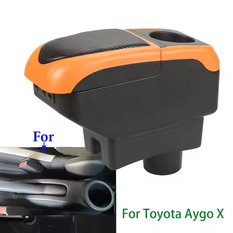 For Toyota Aygo X Armrest Box For Toyota Aygo Car Armrest Retrofit parts Auto Storage Box Arm Bracin