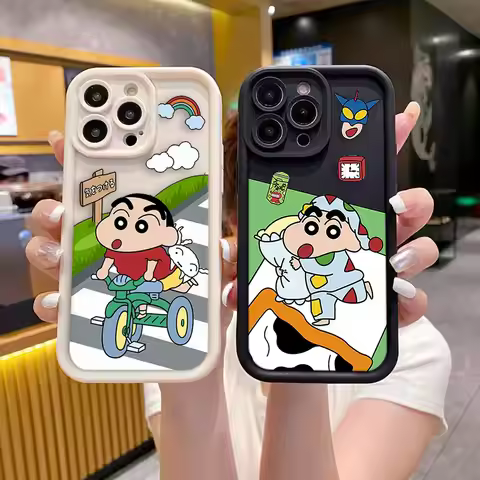 Cartoon C-Crayon S-Shin Chan Phone Case For OPPO A3X A5X A5 A54 A55 A57 A58 A72 A53 A74 A76 A93 A94 