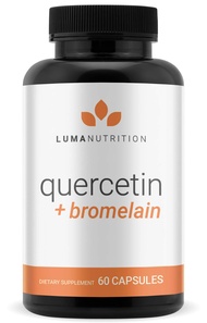 Quercetin 500mg - Quercetin with Bromelain - Powerful Quercetin - Premium Bromelain - Antioxidant - 